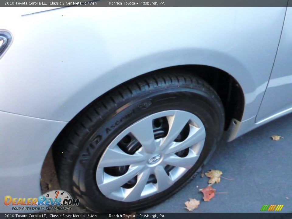 2010 Toyota Corolla LE Classic Silver Metallic / Ash Photo #7