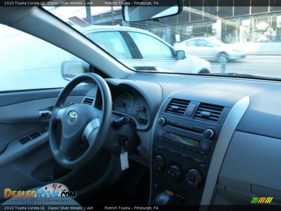 2010 Toyota Corolla LE Classic Silver Metallic / Ash Photo #8