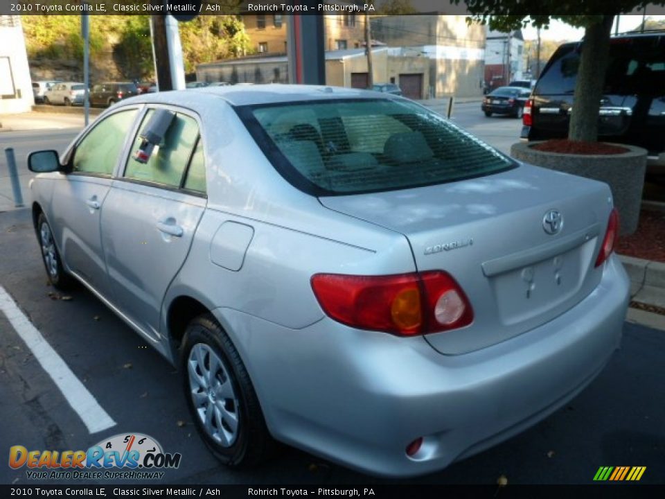 2010 Toyota Corolla LE Classic Silver Metallic / Ash Photo #13