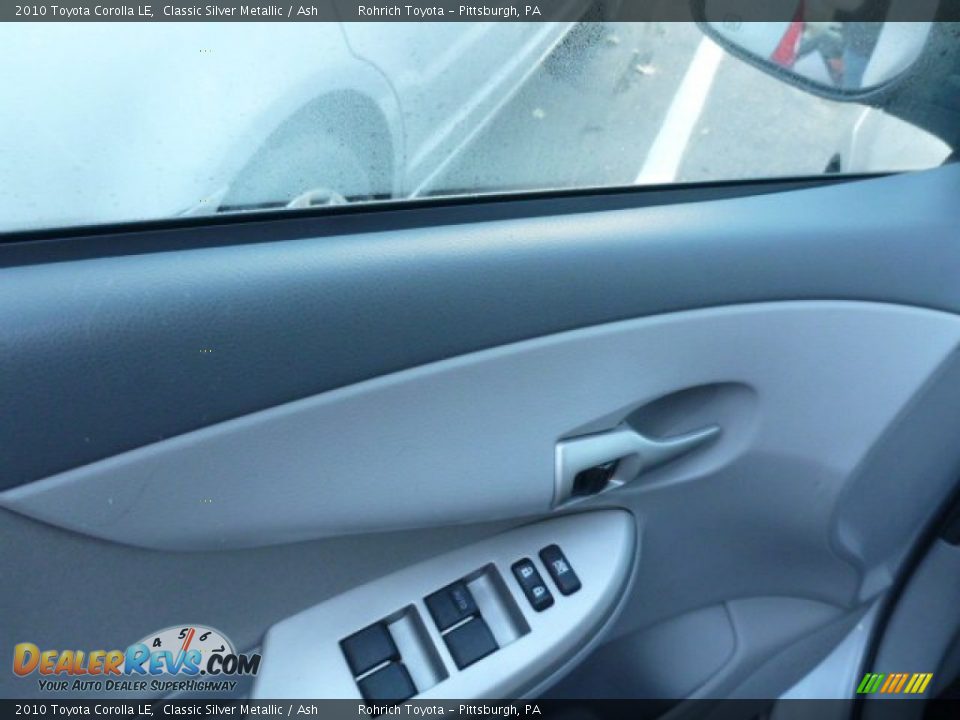 2010 Toyota Corolla LE Classic Silver Metallic / Ash Photo #16