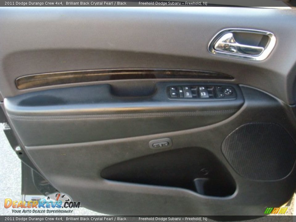 2011 Dodge Durango Crew 4x4 Brilliant Black Crystal Pearl / Black Photo #8