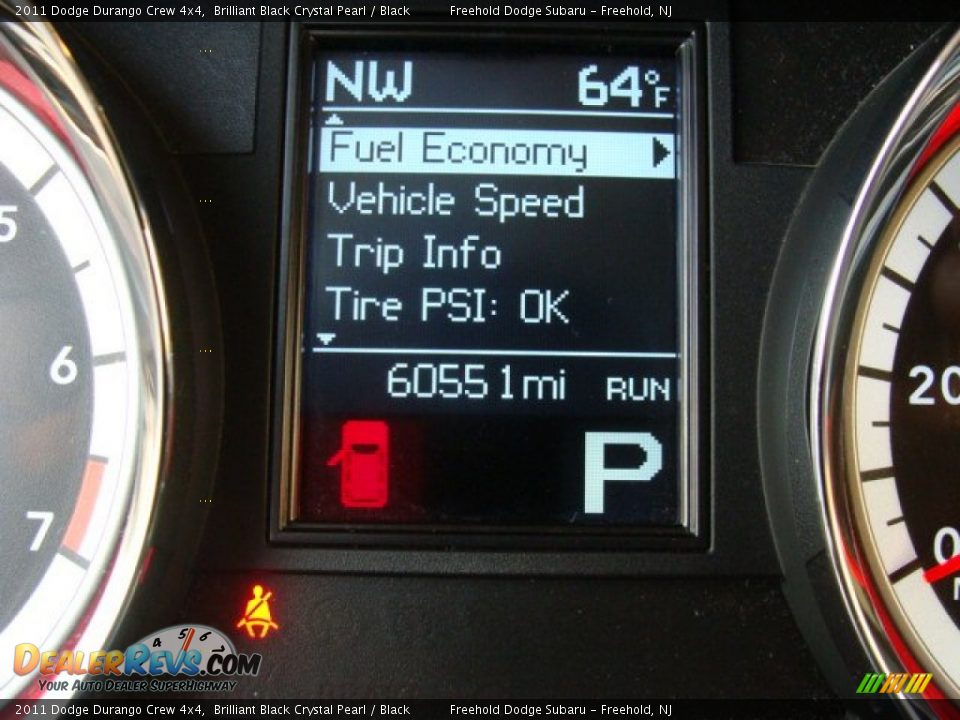 2011 Dodge Durango Crew 4x4 Brilliant Black Crystal Pearl / Black Photo #12