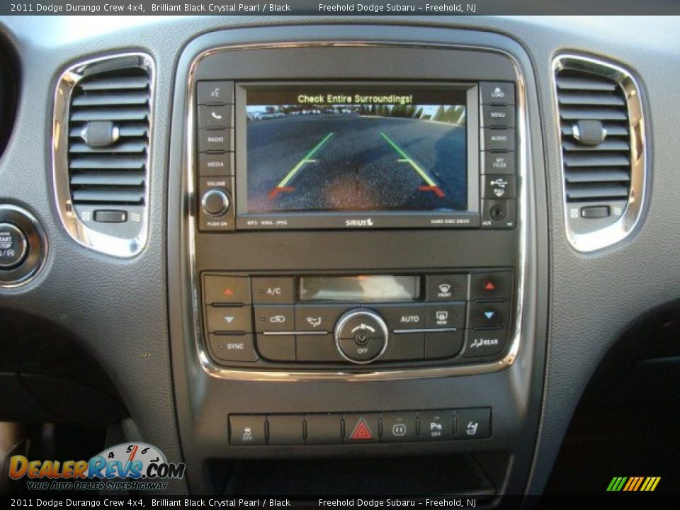 2011 Dodge Durango Crew 4x4 Brilliant Black Crystal Pearl / Black Photo #13