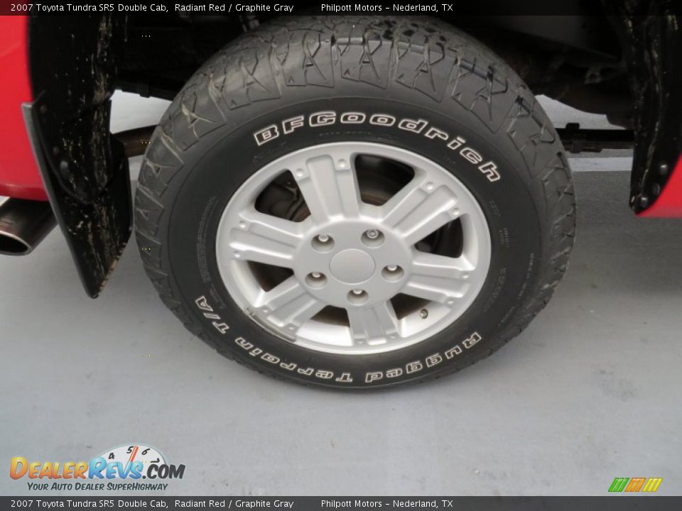 2007 Toyota Tundra SR5 Double Cab Radiant Red / Graphite Gray Photo #15