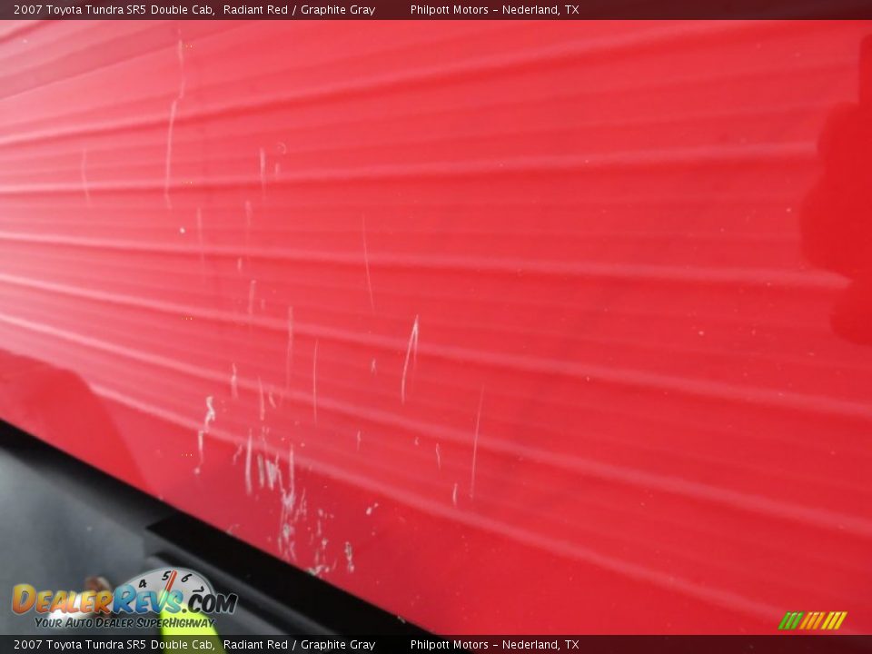 2007 Toyota Tundra SR5 Double Cab Radiant Red / Graphite Gray Photo #20