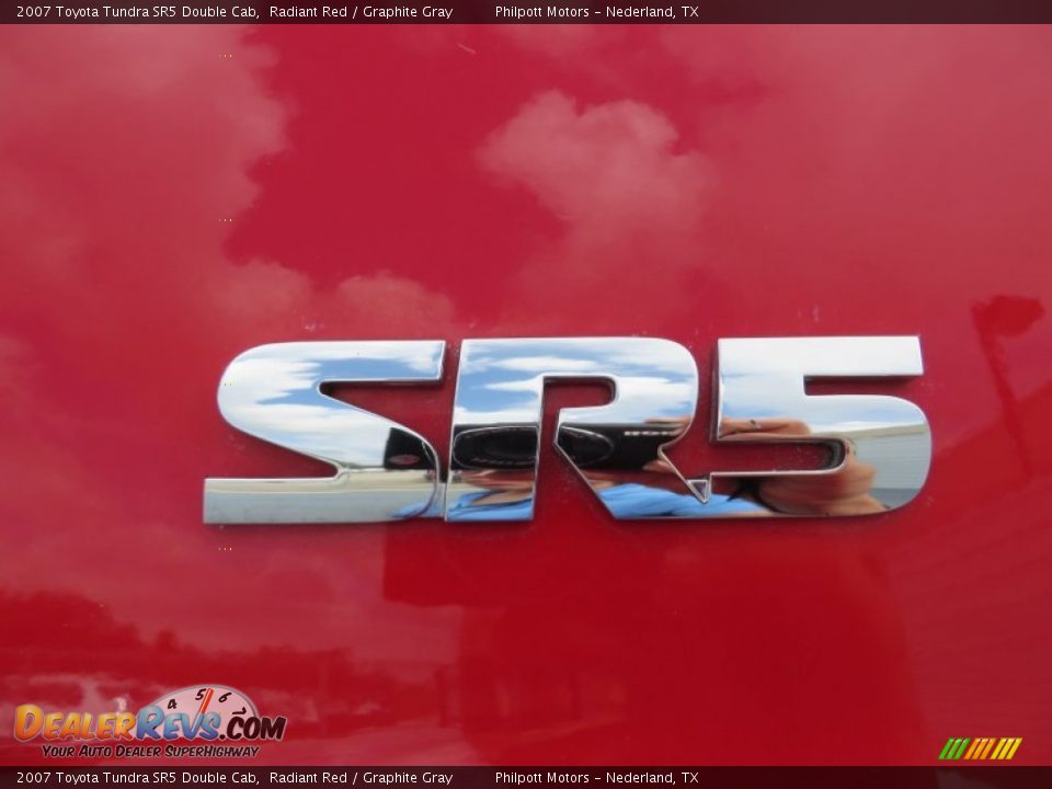 2007 Toyota Tundra SR5 Double Cab Radiant Red / Graphite Gray Photo #21