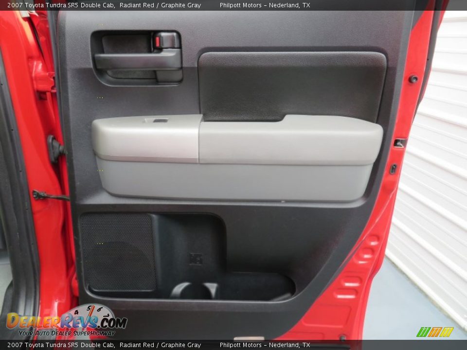 2007 Toyota Tundra SR5 Double Cab Radiant Red / Graphite Gray Photo #29