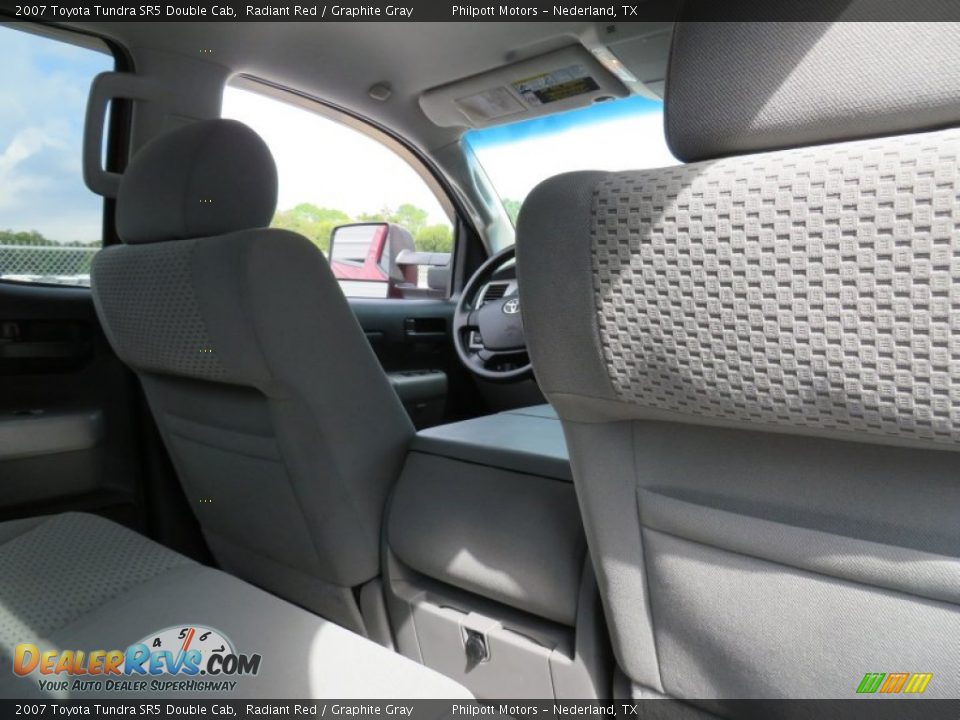 2007 Toyota Tundra SR5 Double Cab Radiant Red / Graphite Gray Photo #30