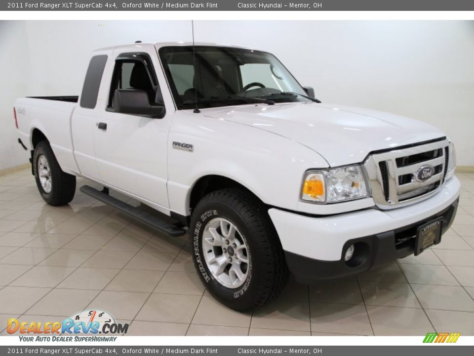 2011 Ford Ranger XLT SuperCab 4x4 Oxford White / Medium Dark Flint Photo #1