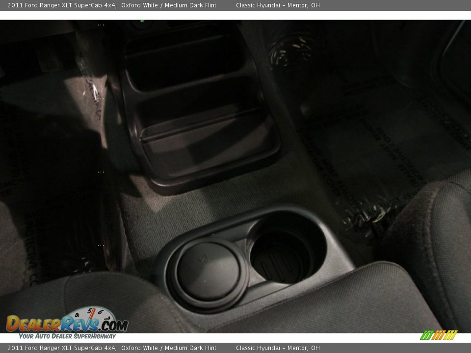 2011 Ford Ranger XLT SuperCab 4x4 Oxford White / Medium Dark Flint Photo #9
