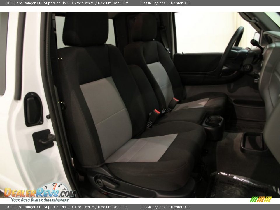 2011 Ford Ranger XLT SuperCab 4x4 Oxford White / Medium Dark Flint Photo #10