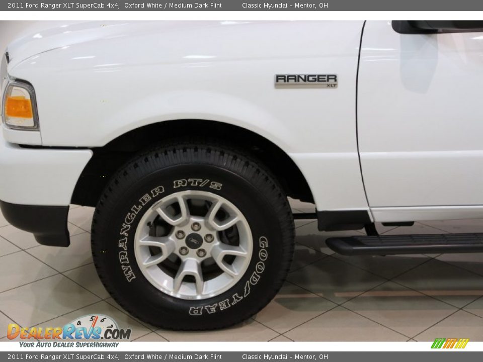 2011 Ford Ranger XLT SuperCab 4x4 Oxford White / Medium Dark Flint Photo #15