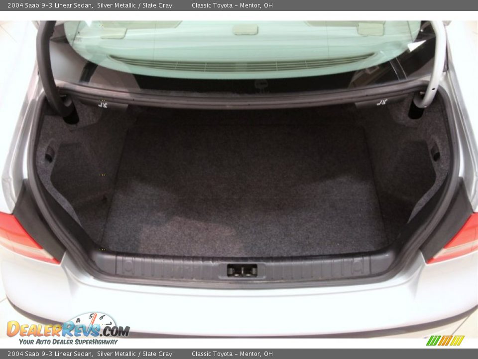 2004 Saab 9-3 Linear Sedan Silver Metallic / Slate Gray Photo #17