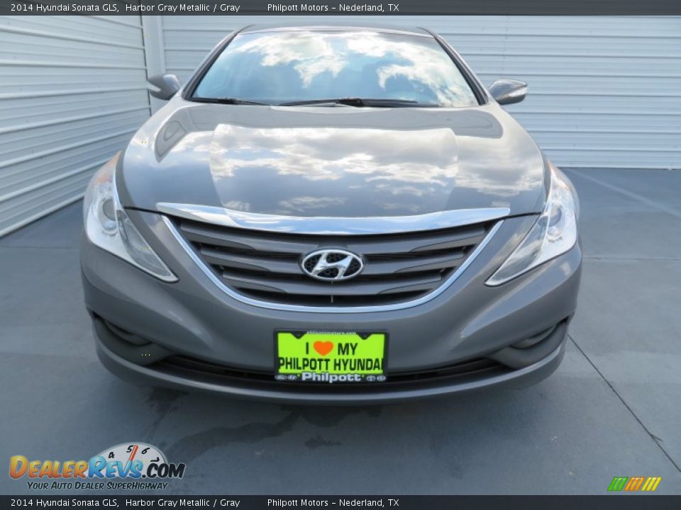 2014 Hyundai Sonata GLS Harbor Gray Metallic / Gray Photo #8
