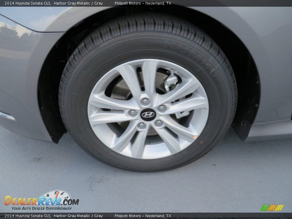 2014 Hyundai Sonata GLS Harbor Gray Metallic / Gray Photo #11