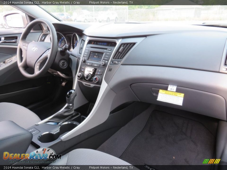 2014 Hyundai Sonata GLS Harbor Gray Metallic / Gray Photo #16