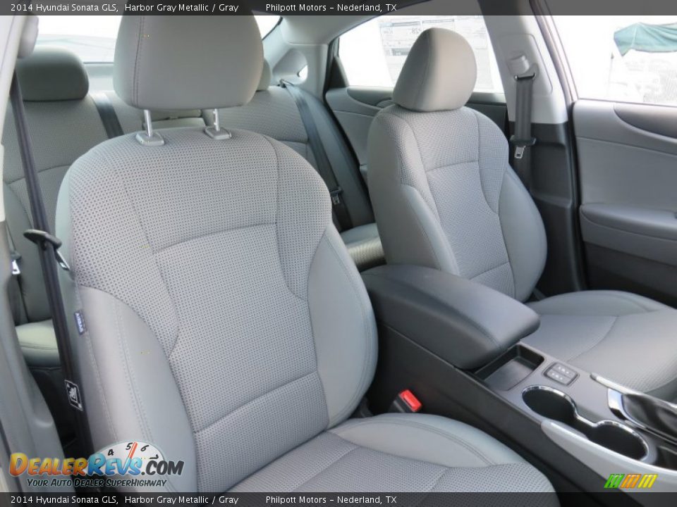 2014 Hyundai Sonata GLS Harbor Gray Metallic / Gray Photo #17