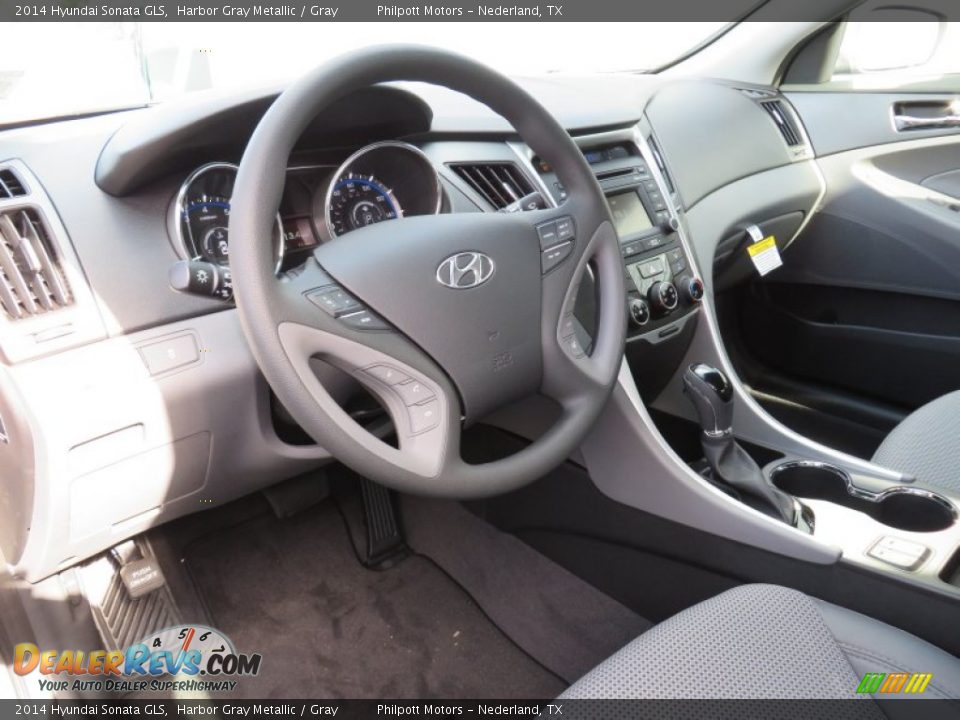 2014 Hyundai Sonata GLS Harbor Gray Metallic / Gray Photo #23