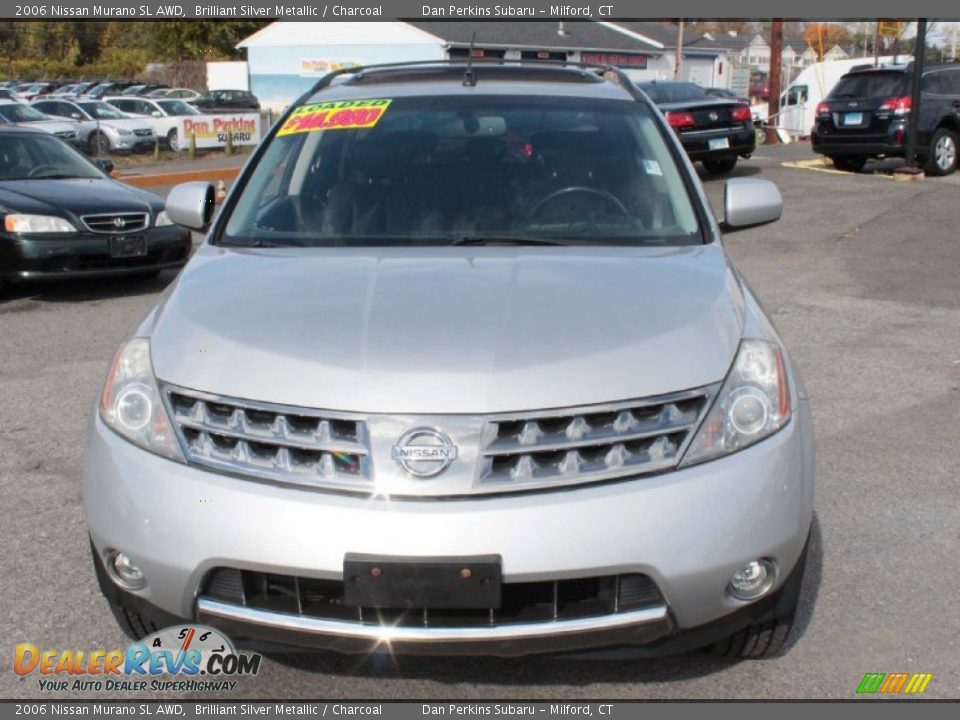 2006 Nissan Murano SL AWD Brilliant Silver Metallic / Charcoal Photo #2