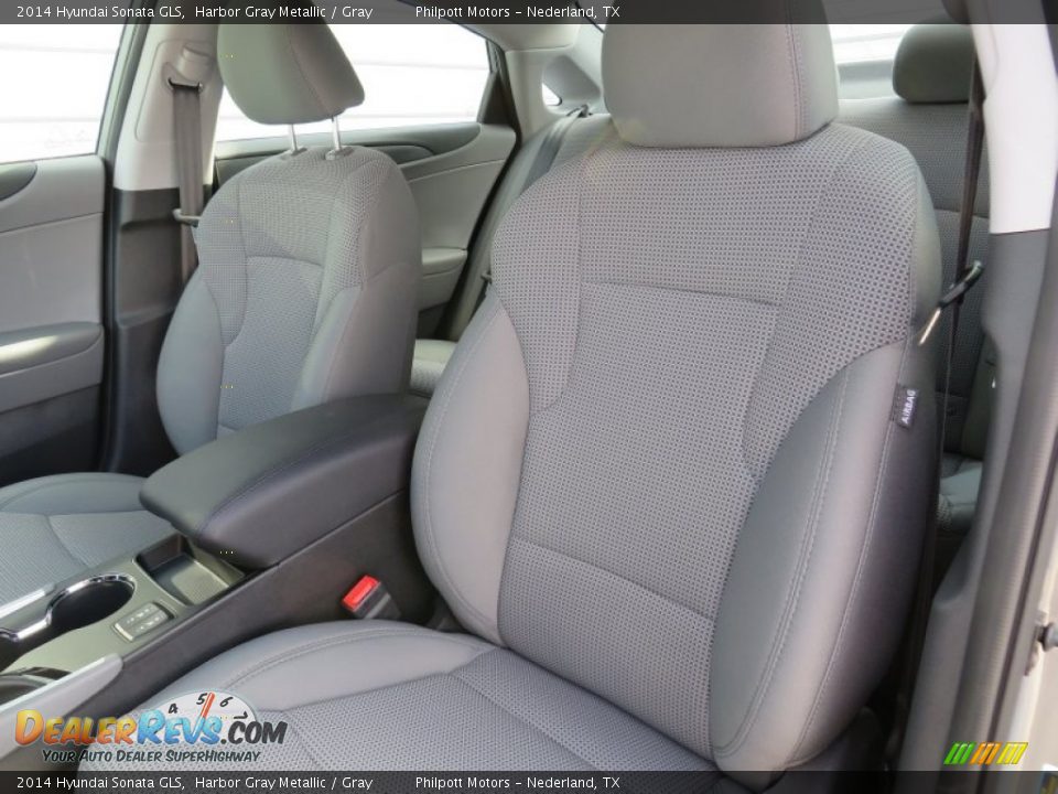 2014 Hyundai Sonata GLS Harbor Gray Metallic / Gray Photo #24