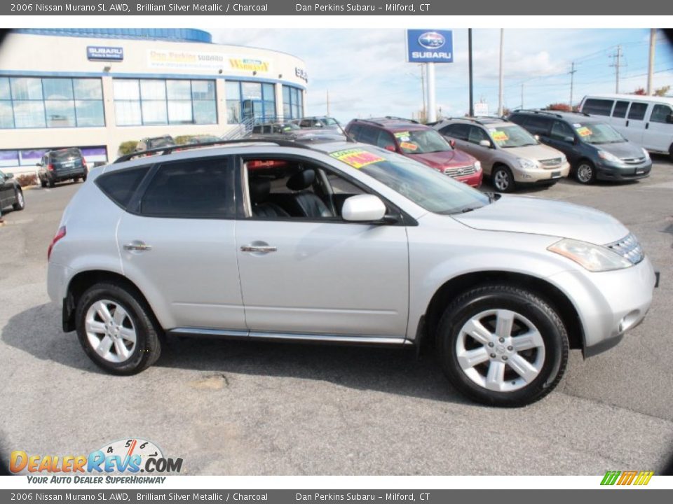 2006 Nissan Murano SL AWD Brilliant Silver Metallic / Charcoal Photo #4