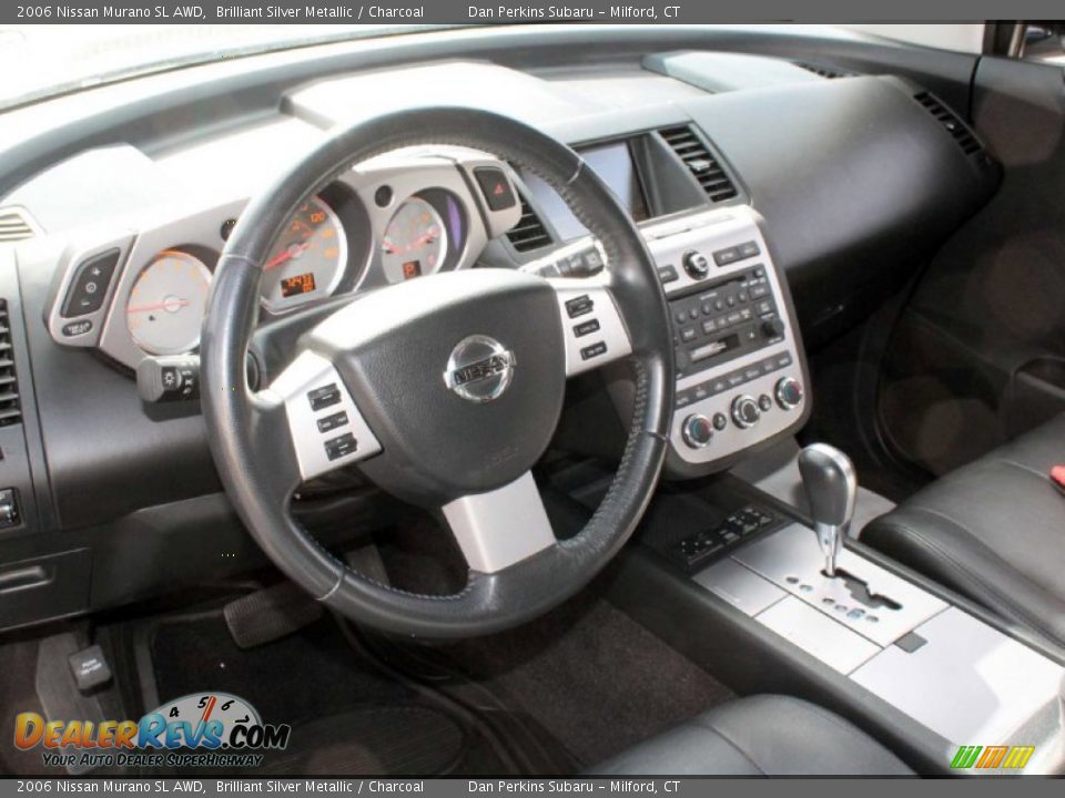 2006 Nissan Murano SL AWD Brilliant Silver Metallic / Charcoal Photo #5