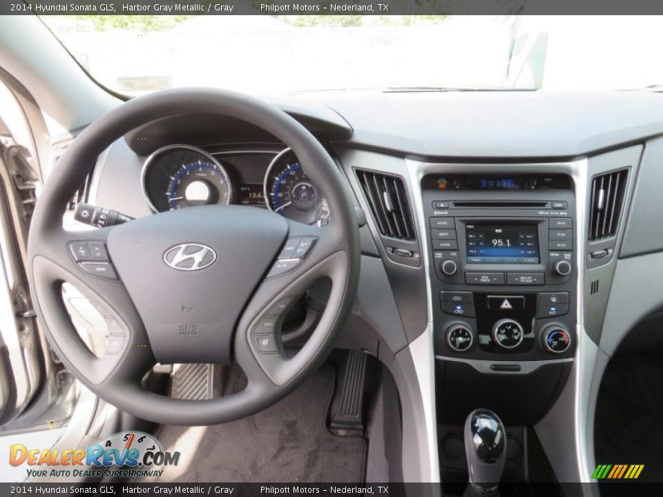 2014 Hyundai Sonata GLS Harbor Gray Metallic / Gray Photo #26