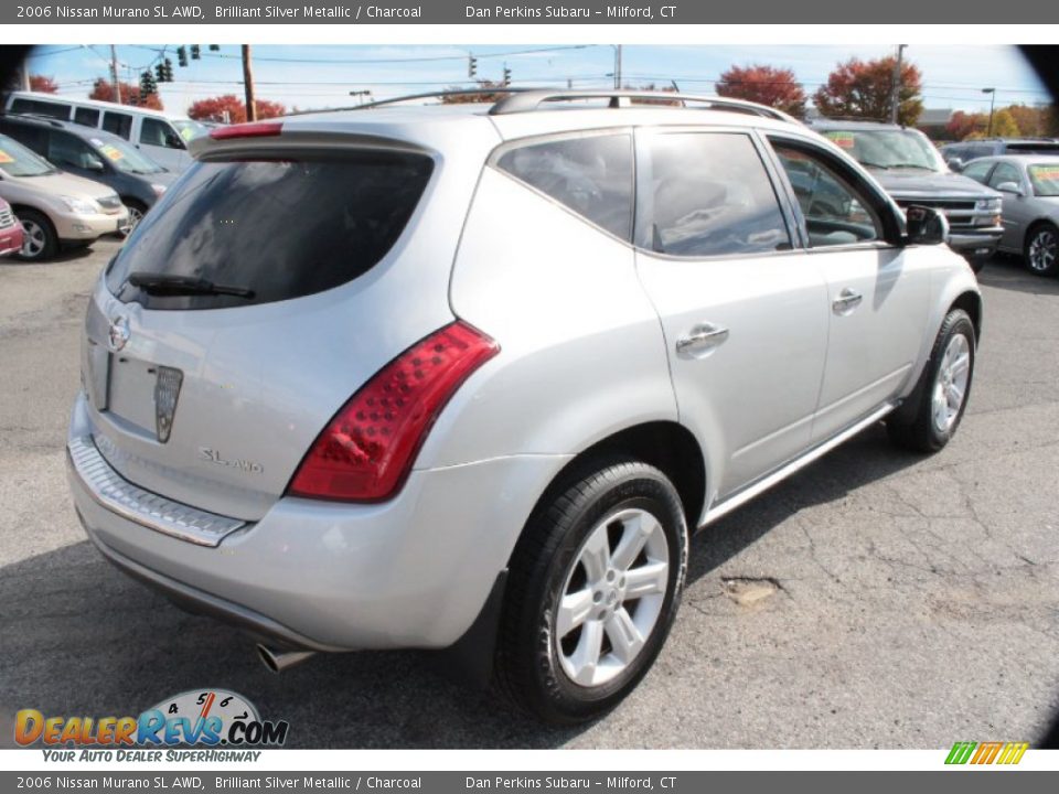 2006 Nissan Murano SL AWD Brilliant Silver Metallic / Charcoal Photo #6