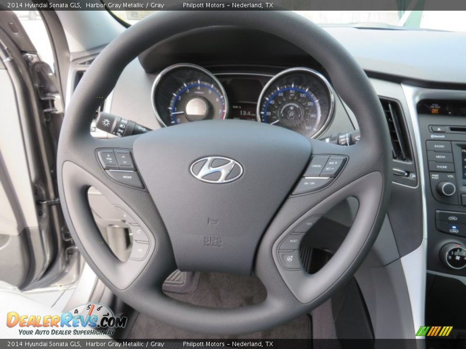 2014 Hyundai Sonata GLS Harbor Gray Metallic / Gray Photo #30