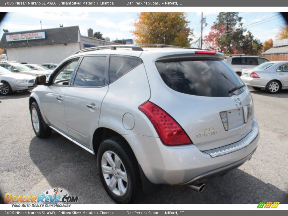 2006 Nissan Murano SL AWD Brilliant Silver Metallic / Charcoal Photo #11