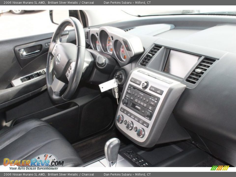 2006 Nissan Murano SL AWD Brilliant Silver Metallic / Charcoal Photo #16
