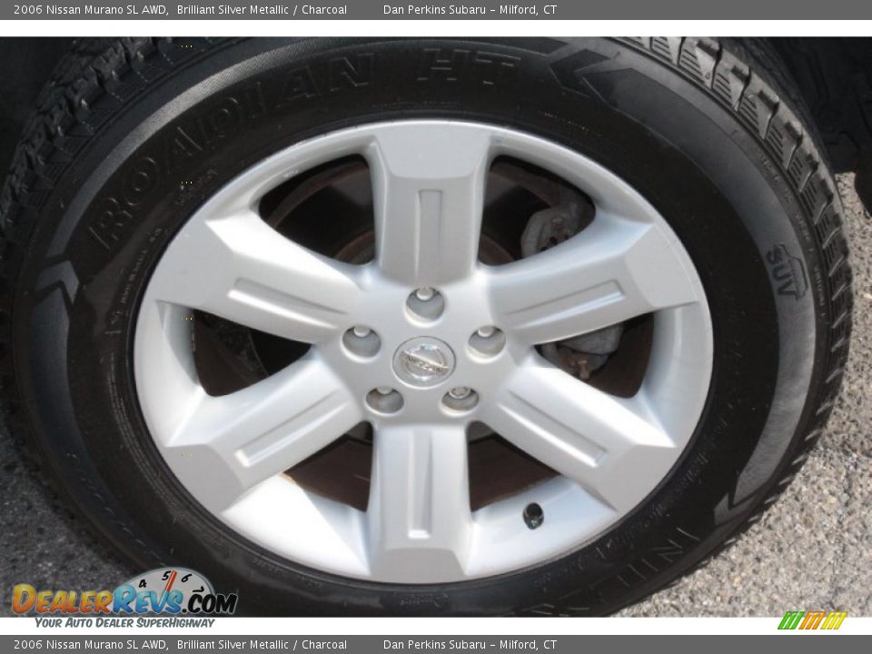 2006 Nissan Murano SL AWD Brilliant Silver Metallic / Charcoal Photo #22