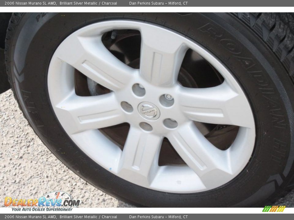 2006 Nissan Murano SL AWD Brilliant Silver Metallic / Charcoal Photo #23