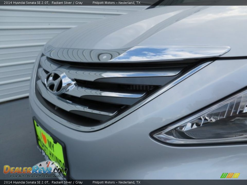 2014 Hyundai Sonata SE 2.0T Radiant Silver / Gray Photo #11