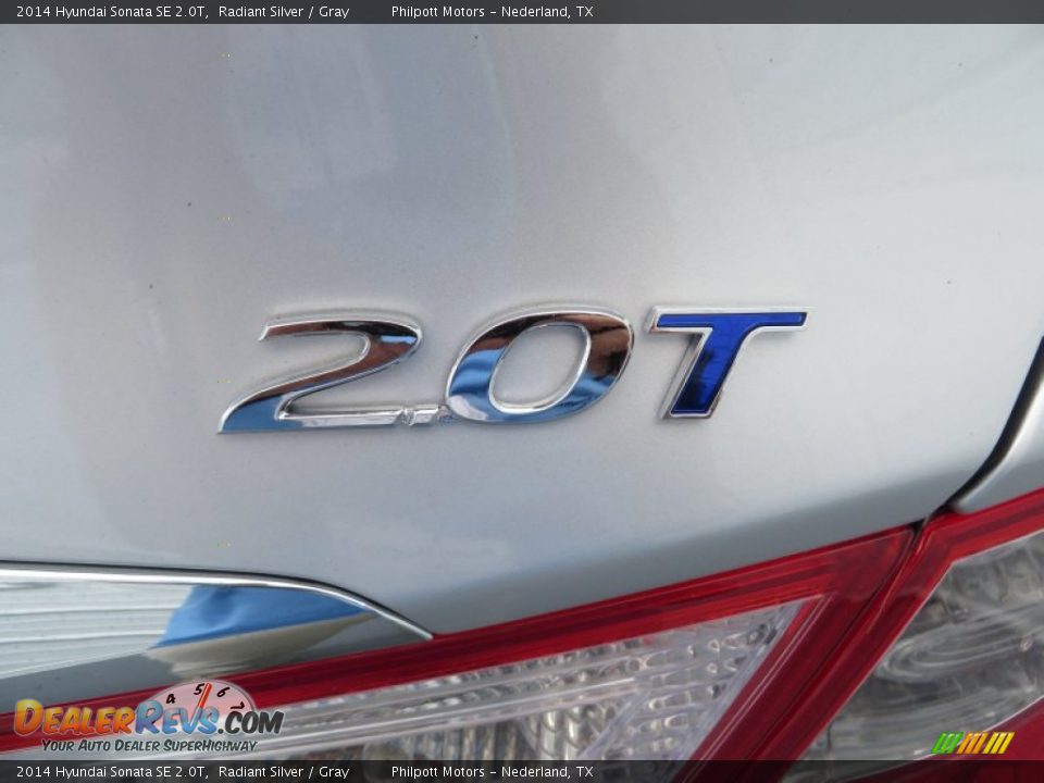 2014 Hyundai Sonata SE 2.0T Radiant Silver / Gray Photo #15