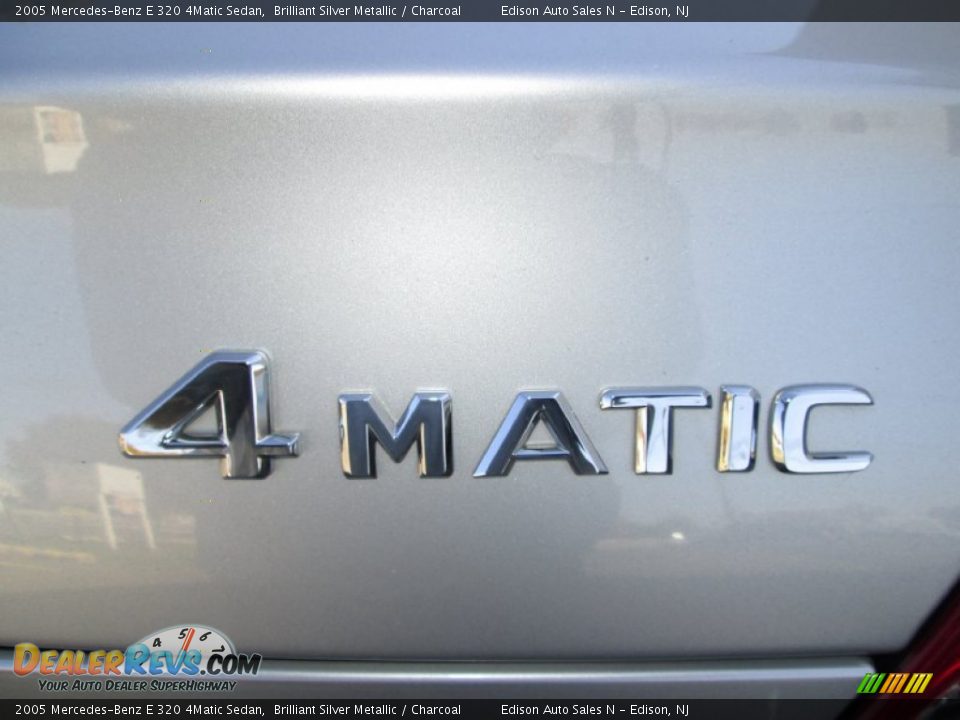 2005 Mercedes-Benz E 320 4Matic Sedan Brilliant Silver Metallic / Charcoal Photo #31