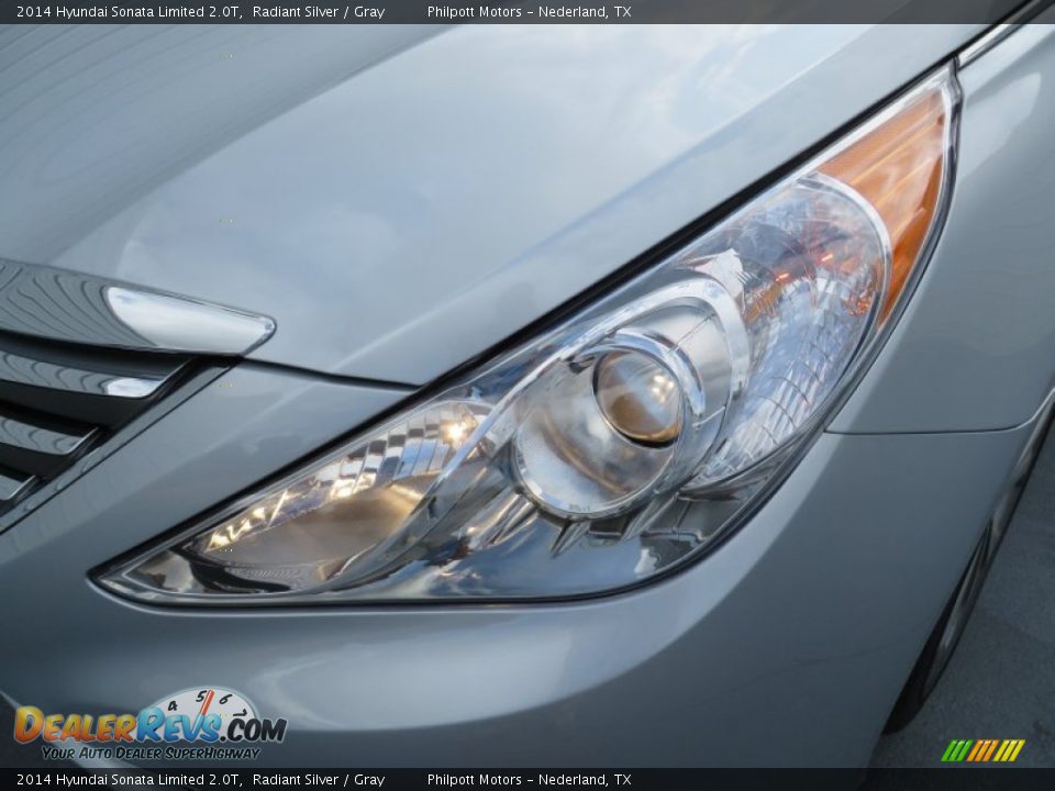 2014 Hyundai Sonata Limited 2.0T Radiant Silver / Gray Photo #9
