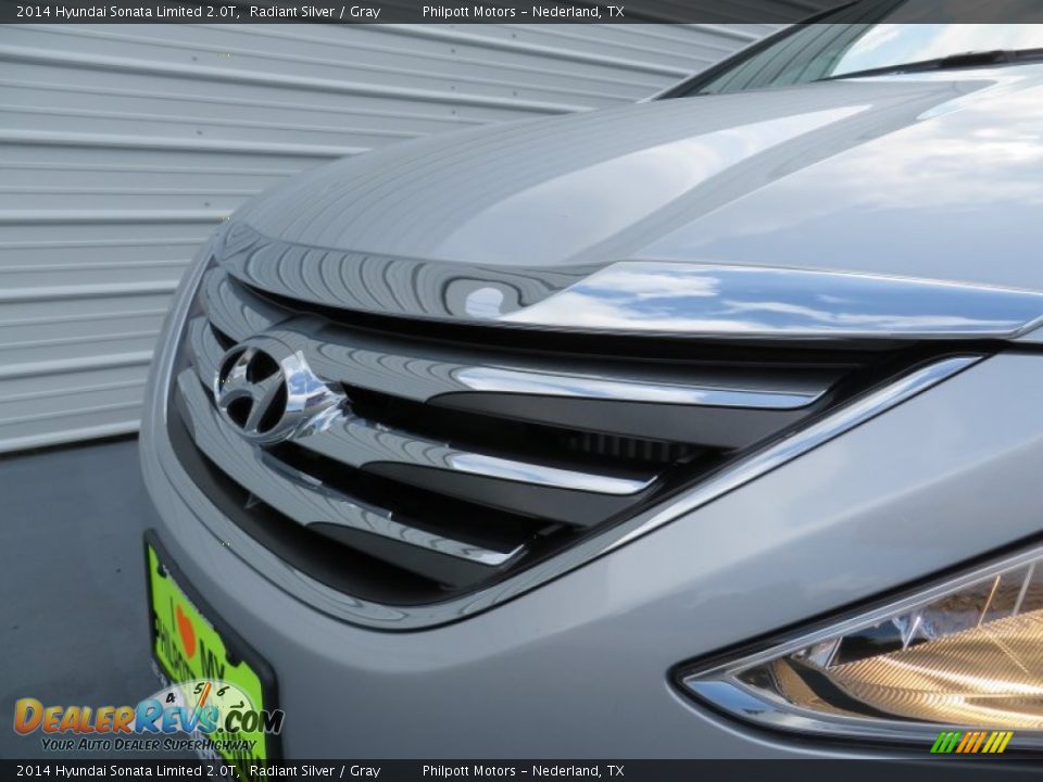 2014 Hyundai Sonata Limited 2.0T Radiant Silver / Gray Photo #11