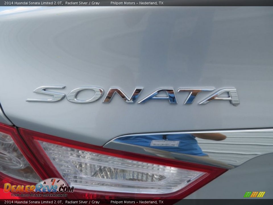 2014 Hyundai Sonata Limited 2.0T Radiant Silver / Gray Photo #14