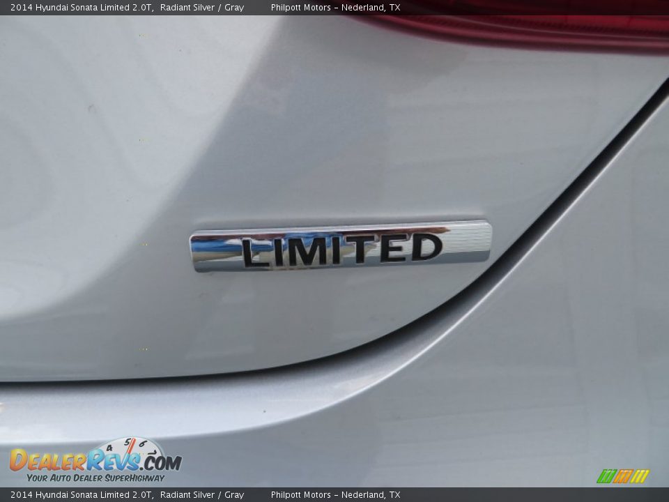 2014 Hyundai Sonata Limited 2.0T Radiant Silver / Gray Photo #15