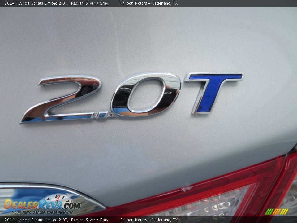 2014 Hyundai Sonata Limited 2.0T Radiant Silver / Gray Photo #16