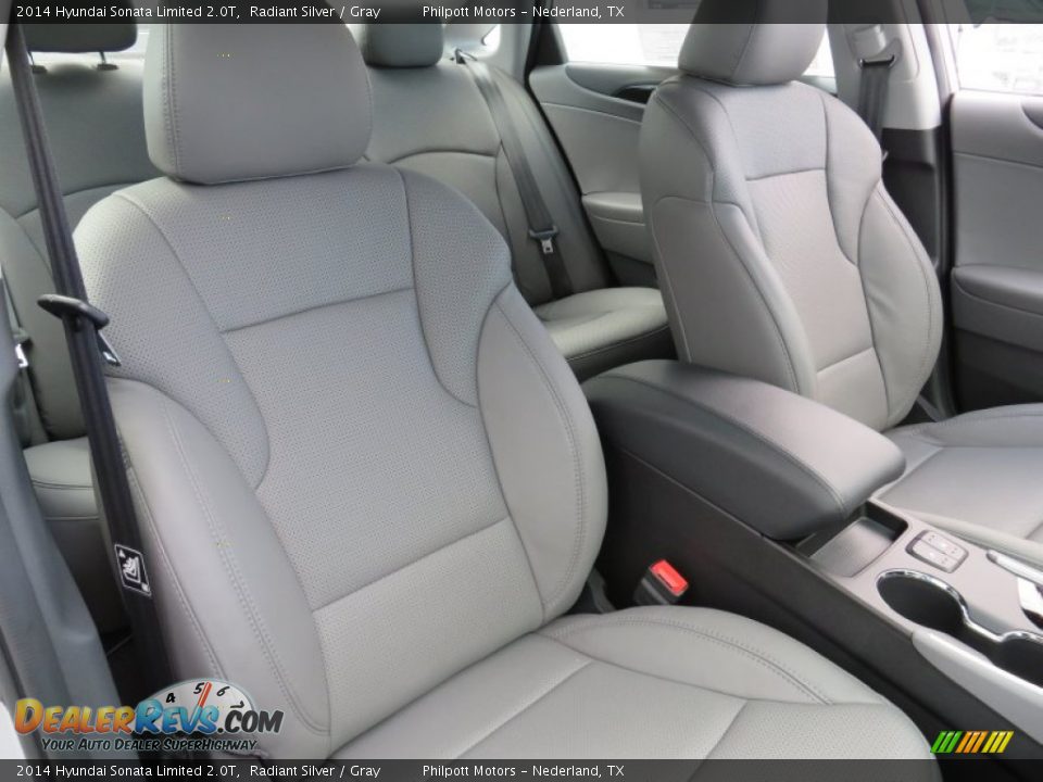 Front Seat of 2014 Hyundai Sonata Limited 2.0T Photo #20