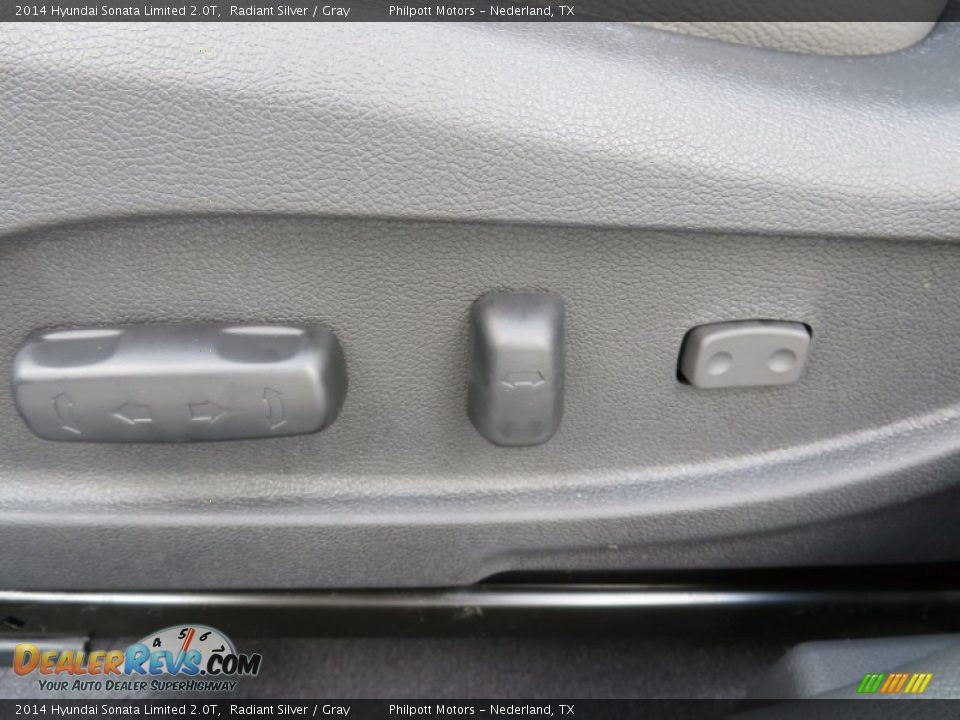 2014 Hyundai Sonata Limited 2.0T Radiant Silver / Gray Photo #28