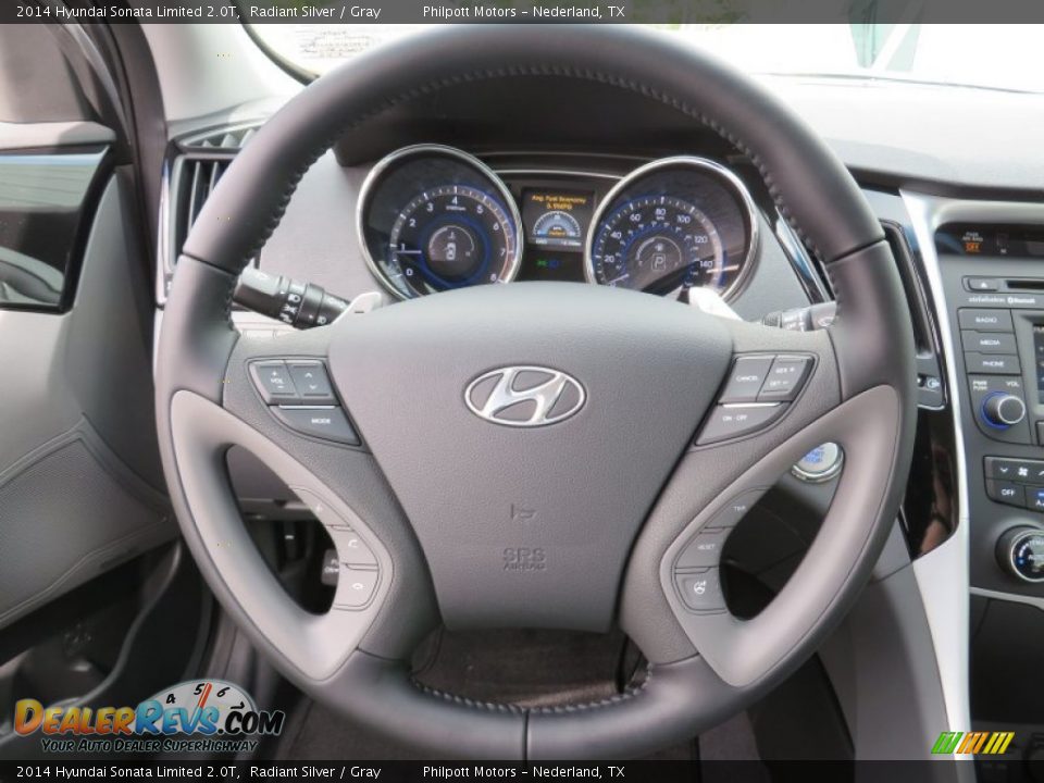 2014 Hyundai Sonata Limited 2.0T Steering Wheel Photo #34