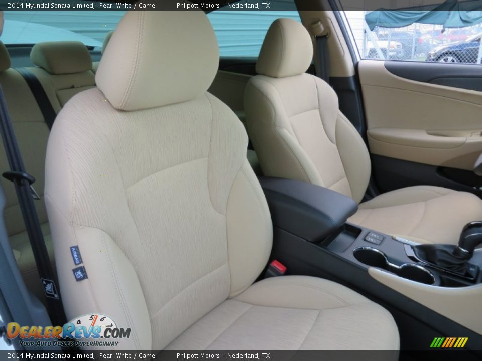Front Seat of 2014 Hyundai Sonata Limited Photo #17