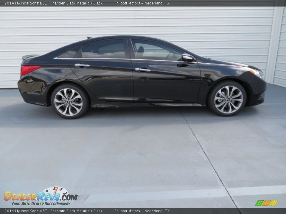 Phantom Black Metallic 2014 Hyundai Sonata SE Photo #3