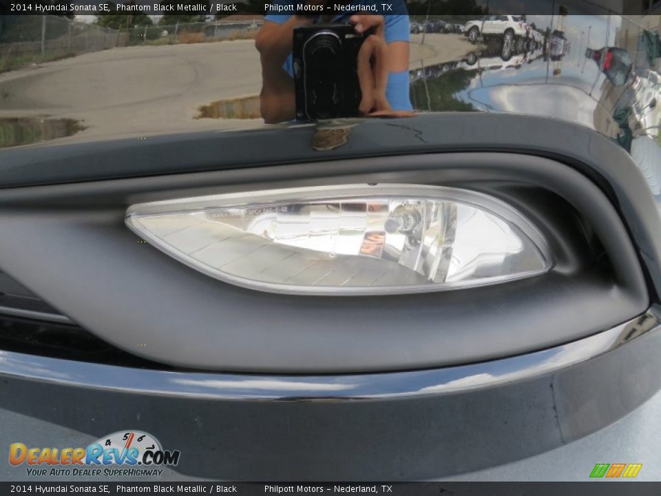 2014 Hyundai Sonata SE Phantom Black Metallic / Black Photo #8