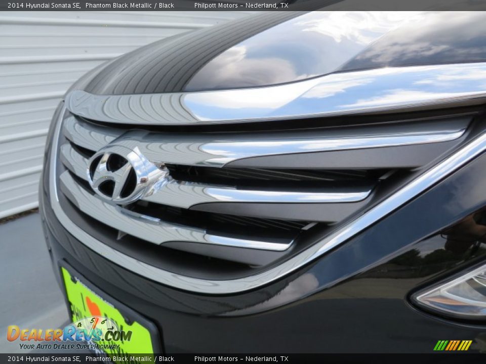 2014 Hyundai Sonata SE Phantom Black Metallic / Black Photo #9