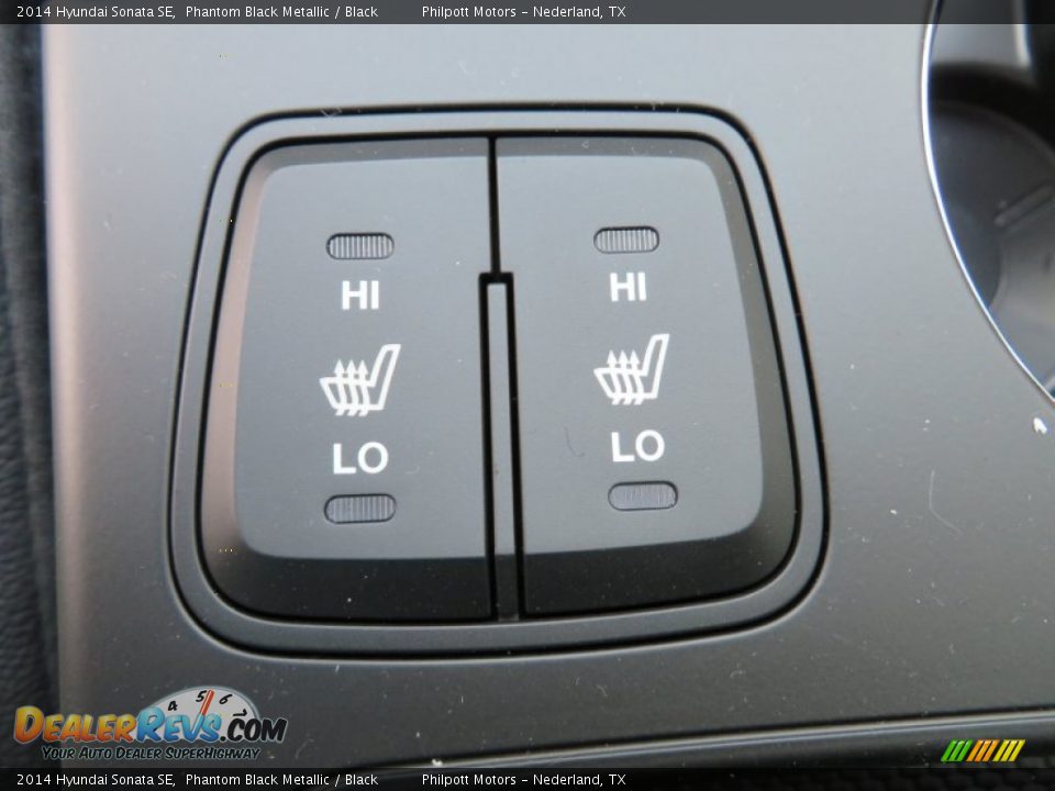 2014 Hyundai Sonata SE Phantom Black Metallic / Black Photo #29