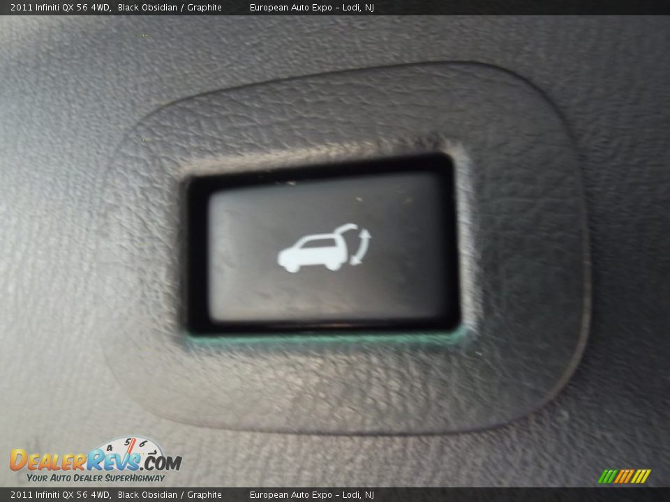 2011 Infiniti QX 56 4WD Black Obsidian / Graphite Photo #13